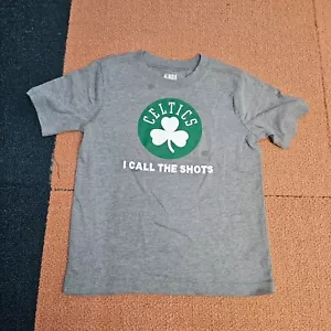 Stains* Boston Celtics I Call The Shots T-Shirt 5T Gray Toddler w4a - Picture 1 of 10