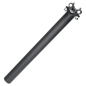 Carbon Fibre Seatpost Tube 3K Matte Cycling Road Bike Bicycle Seat Post 27.2 mm - Picture 1 of 16