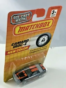 Matchbox MB51 Camaro Iroc-Z Finitura Arancione Nero Z28 Nuovo 1992 - Foto 1 di 7