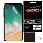3 Pack TECHGEAR CLEAR Screen Protector Guard Covers for Apple iPhone XS Max
