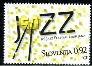 734 - SLOVENIA 2009 - 50th Jazz Festival in Ljubljana - Musics - MNH Set - Picture 1 of 2