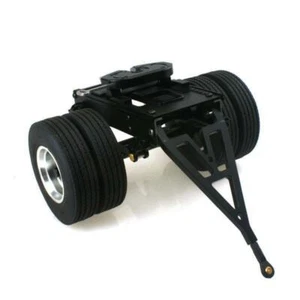 LESU Metal Trailer W/ Wheel Hubs for 1/14 RC DIY Tamiye Tractor Truck Car Model - Picture 1 of 4