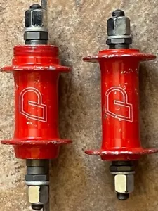 Rarissimo mozzo racing 36 fori rosso POWERLITE anni 90 vecchia scuola BMX Auburn GT - Foto 1 di 6
