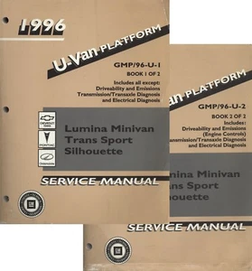 1996 Chevrolet Lumina Minivan, Pontiac Trans Sport, Oldsmobile ~ Factory Manual - Picture 1 of 3