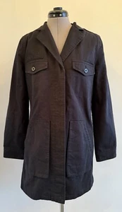Cappotto BRIXTON Chore blu cotone tela donna taglia small NUOVO! - Foto 1 di 9