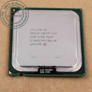 Intel Core 2 Duo E6600 - 2,4 GHz (HH80557PH0564M) LGA775 SL9ZL SL9S8 CPU 1066 MHz - Imagen 1 de 1