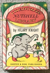 HILARY KNIGHT " CHRISTMAS NUTSHELL LIBRARY " 1963 HC/DJ 4 MINIATURE BOOKS - Picture 1 of 4