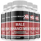 Alpha Male Xl - Male Virility - 5 Bottles - 300 Capsules