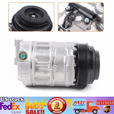 Compresor de aire acondicionado con embrague para Mercedes-Benz E320/ML320 3,2 L 1996-2002 Foto 1 de 4