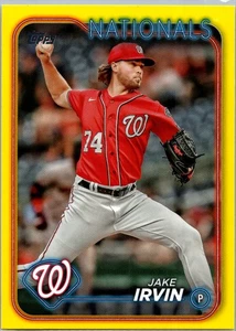 2024 Topps #621 Jake Irvin Yellow - Bild 1 von 2