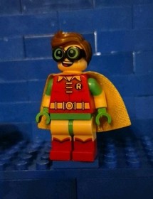 Lego Minifigure Batman Sh315 Robin From Set 70917 Lego Batman Movie w/ Cape 