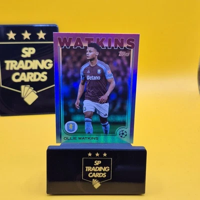 Ollie Watkins Aston Villa England Topps UCL 2025 Purple 1/15 - Image 1 of 4