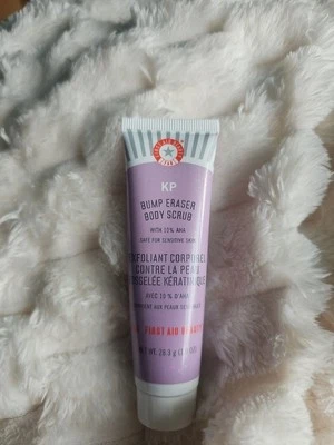 FIRST AID BEAUTY KP Bump Eraser Body Scrub with 10% AHA 1oz NWOB - Image 1 of 2