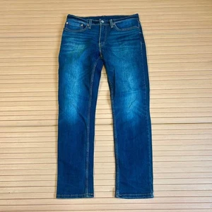 Levi's Jeans W34 L32 Blue Men's 511 Slim Straight Stretch Zip Fly PCL-001 - Picture 1 of 9