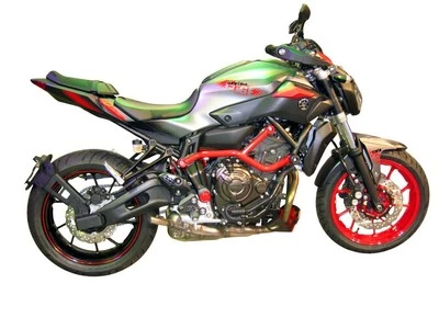 Support de plaque ras de roue YAMAHA MT07 de l'année 2014 à 2025 - Photo 1/4