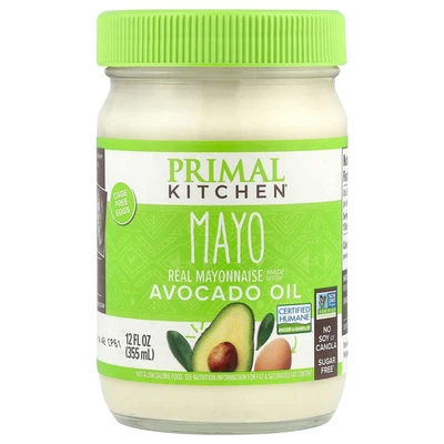 Primal Kitchen Mayonnaise with Avocado Oil 12 fl oz 355 ml Dairy-Free, - Image 1 of 3