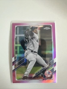 2021 Topps Chrome Pink Refractor #96 Aroldis Chapman New York Yankees - Bild 1 von 2