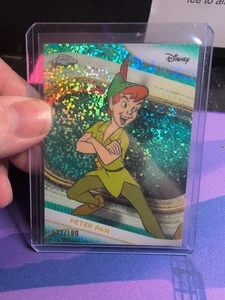 2025 Topps Chrome Disney Peter Pan Aqua Mini Diamond Refractor 172 /199 - Bild 1 von 12