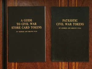 GUIDE CIVIL WAR STORE CARD TOKENS & PATRIOTIC CIVIL WAR TOKENS G & M FULD 1962 - Bild 1 von 10