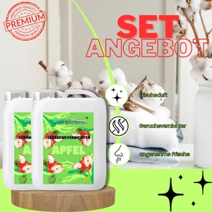 2x5L Geruchsentferner Tier Apfel – Dauerhaft gegen Katzen- & Hunde Urin - Bild 1 von 2