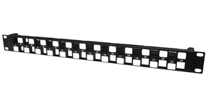 TUK - FFK24MTSU - 24 Port Offset Leer Keystone Panel - Bild 1 von 2