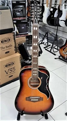 EKO Ranger XII VR EQ HONEY BURST CHITARRA ACUSTICA ELETTRIFICATA 12 CORDE e ACC - Immagine 1 di 4