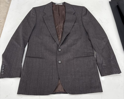 SAINT LAURENT (YSL) Giacca tuta Yves Saint Laurent uomo 40R YSL bottoni blazer cappotto sportivo grigio Francia