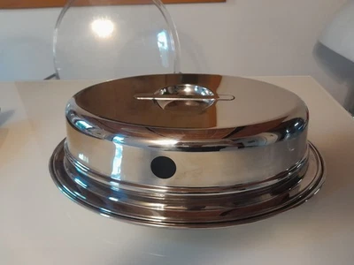 ALESSI VASSOIO DA PORTATA CON COPERCHIO - VINTAGE - Immagine 1 di 4
