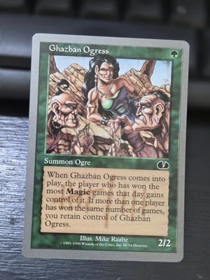 WOTC MtG Unglued Ghazban Ogress (C) NM - Image 1 of 2
