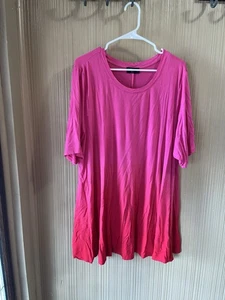 Túnica para mujer talla grande Lane Bryant Ombré talla 26/28L - Imagen 1 de 4