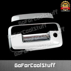 For Gmc Sierra Deluxe 2014 Chrome Tailgate Trunk Handle Cover With Keyhole - Imagen 1 de 1