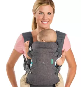 Babytrage Für Neugeborene Ab Geburt Weich, Bauchtrage Baby-Tragetasche 4 in 1 - Bild 1 von 12
