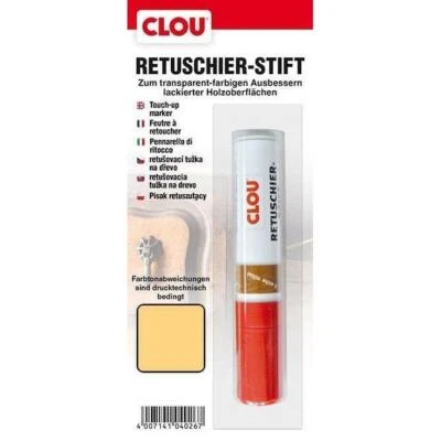 Clou Retuschierstift Lärche zum Retuschieren leichter Oberflächenschäden - Bild 1 von 4