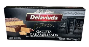DeLaViuda Turron Mousse de Chocolate Mousse al cioccolato fondente Turron 7 oz - Foto 1 di 4