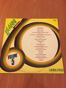 LP GLI ANNI VOLUME 5 RCA CL 70329 EX-/EX+ ITALY PS 1984 RAI - Picture 1 of 1