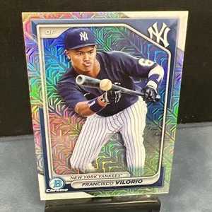 2024 Bowman Chrome Francisco Vilorio 1st Image Variation Mojo Refractor BCP-169 - Picture 1 of 8
