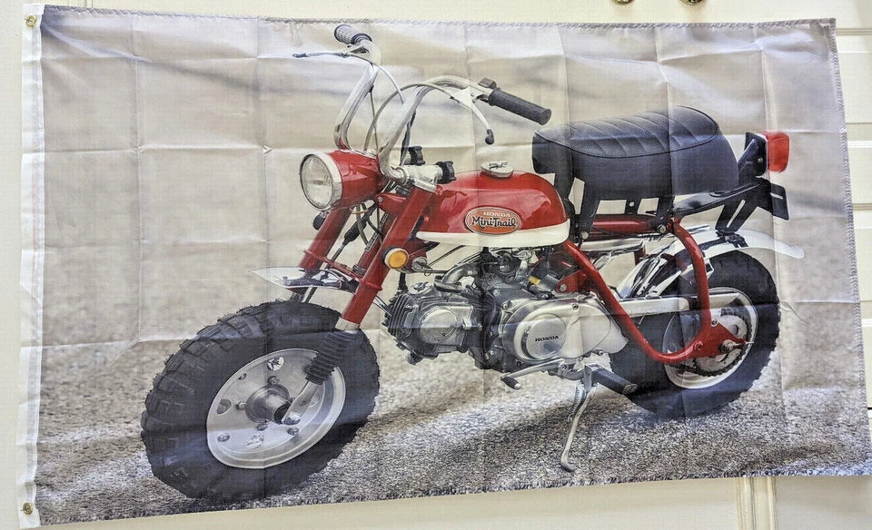 Honda Z50A Logo Flag Banner 3x5 ft Mancave Garage Flag MX/SX - Изображение 1 из 1