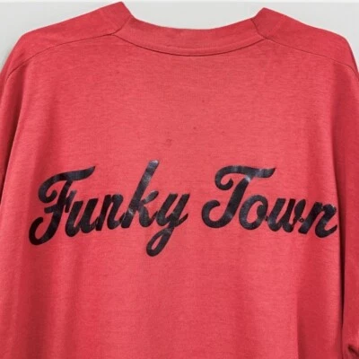 Camiseta Vintage Happy Valley Funky Town 25 XXL Vermelha  - Imagem 1 de 4