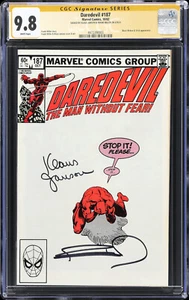 Frank Miller & Klaus Janson signed Daredevil #187 1982 Marvel Auto Comic CGC 9.8 - Picture 1 of 4