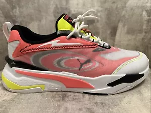 Herren PUMA Schuhe rs-Fast Paradise Ignite rosa weiß neon 2021 Gr. 9,5 EUC - Bild 1 von 14