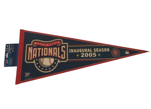 Wincraft Sports MLBP 2004 Washington National Inaugural Season 12x30 Pennant TAG Cover