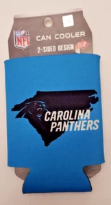 Carolina Panthers NFL WinCraft State Can Koozie Set of Two - Picture 1 of 2