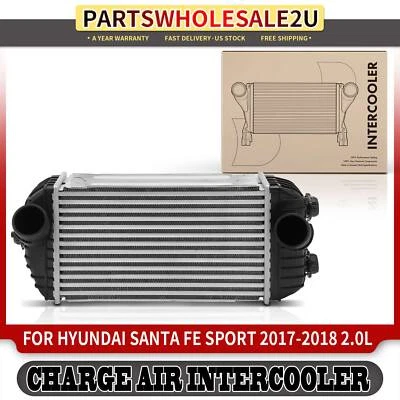 Интеркулер с турбонаддувом с воздушным охлаждением для Hyundai Santa Fe Sport 2017-2018 2,0 л - Изображение 1 из 4