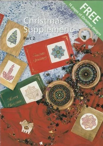 Book Christmas Collection Cross Stitch Charts Cards Stained Glass New Stitches - Picture 1 of 2