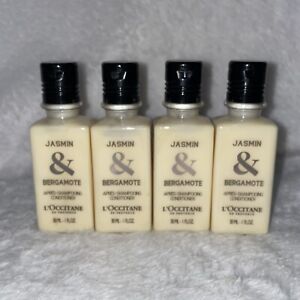 L'OCCITANE Jasmin Bergamote Apres-Shampoo Conditioner 30 mL Travel Size x 4