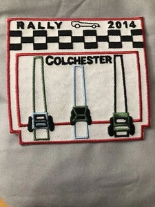 Colchester Rally 2014 Patch - 3 1/2 inches x 3 1/8 inches - Boy Scouts  - Picture 1 of 2