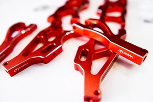 CR ARRMA Red (Complete) A-Arms Fits Arrma 1/7 Limitless, Infraction and Felony - Picture 1 of 15