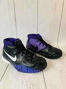 Nike Kobe 1 Protro "Black Out" Black Varsity Purple Reign Lakers AQ2728-004 - Picture 1 of 5
