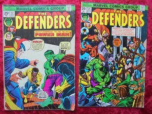 2 LOWER GRADE DEFENDERS COMICS MARVEL COMICS - Picture 1 of 2