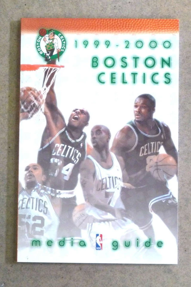 BOSTON CELTICS NBA BASKETBALL MEDIA GUIDE - 1999 2000 - NEAR MINT - Image 1 of 1